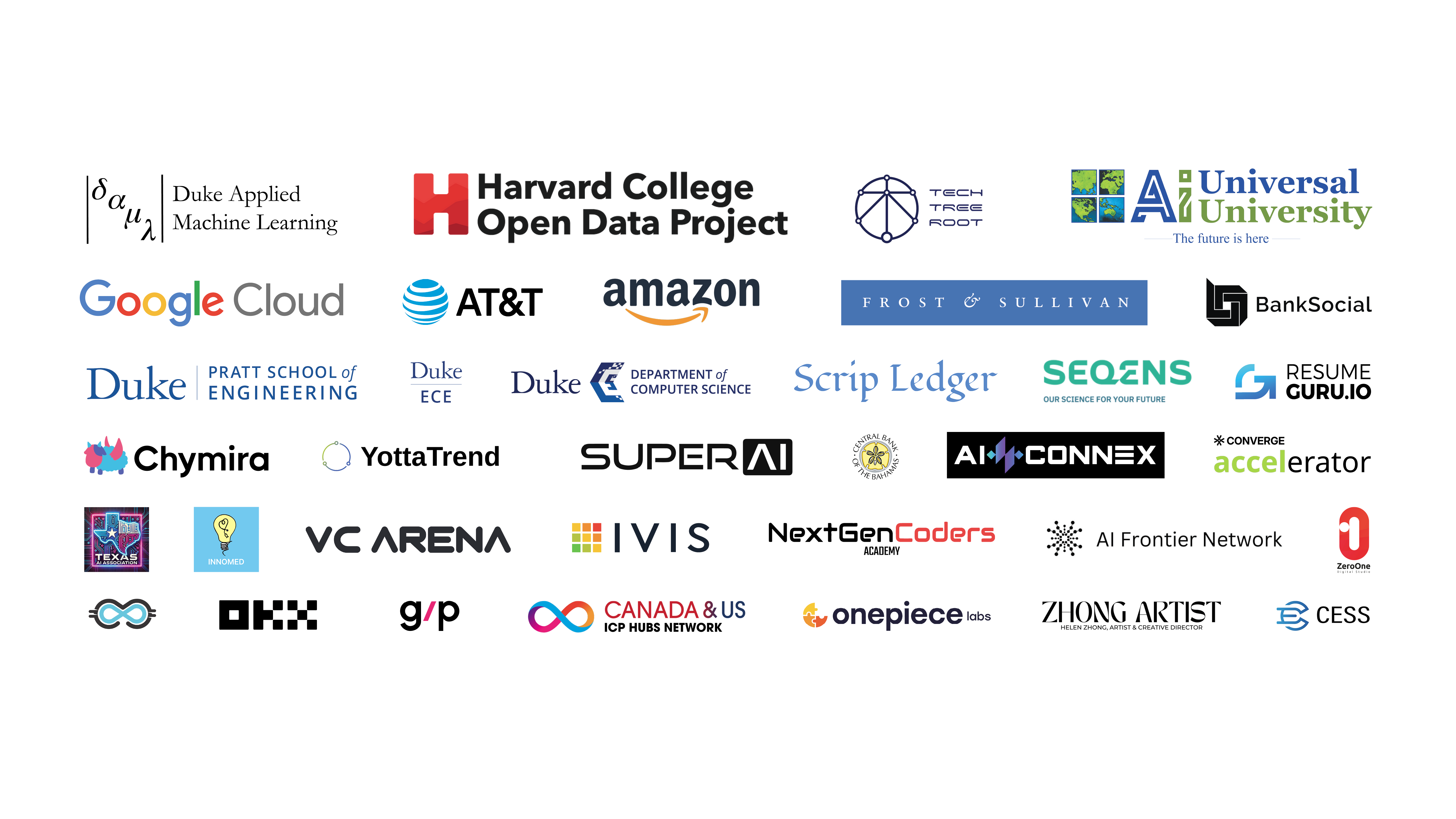 Previous Sponsors for 2024